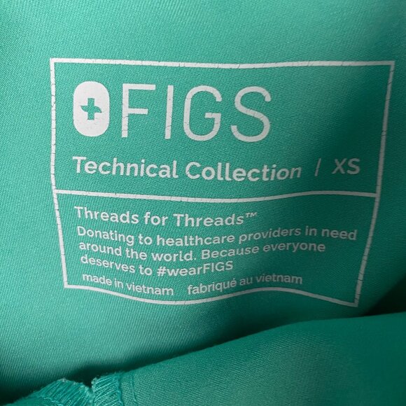 Figs Kade Cargo Scrub Pants Women's XS Mint Green Technical Collection T21004 - Picture 7 of 12